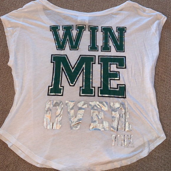 Like new!! Victoria’s Secret PINK Jets T-Shirt - Picture 3 of 6